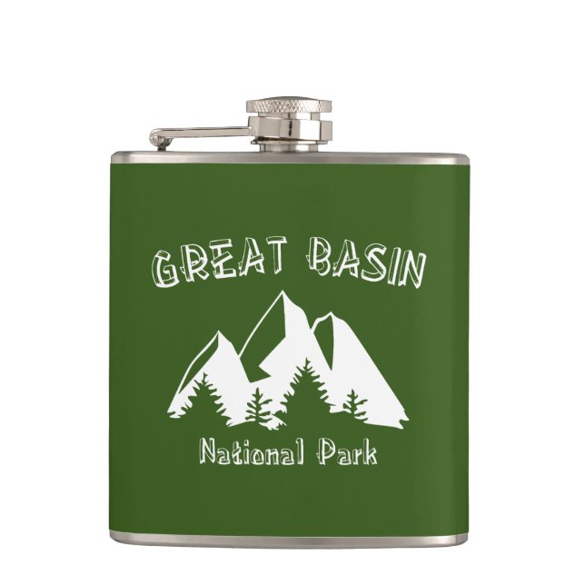 Great Basin National Park Hip Flask (Front)
