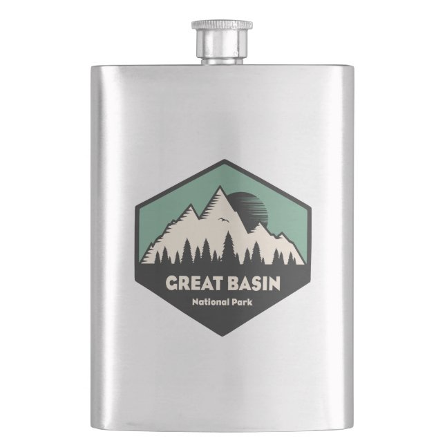 Great Basin National Park Hip Flask (Front)