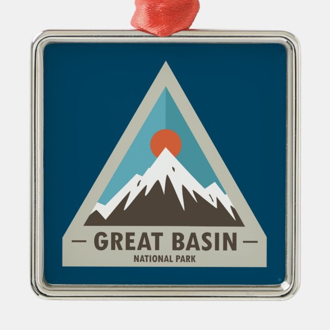 Great Basin National Park Metal Ornament (Front)