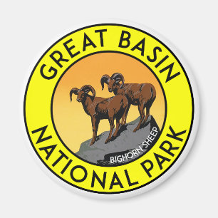 Great Basin National Park Nevada Big Horn Sheep Magnet