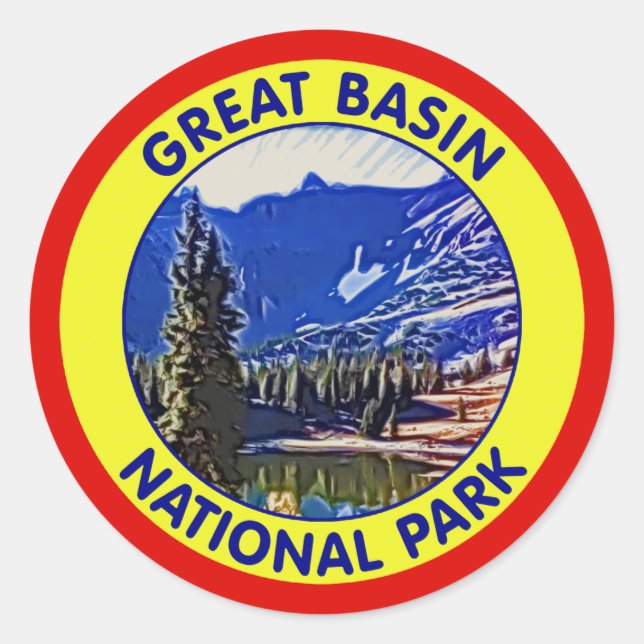 Great Basin National Park, Nevada Classic Round Sticker (Front)