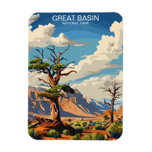 Great Basin National Park Nevada Vintage Magnet