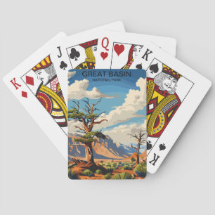 Great Basin National Park Nevada Vintage Playing Cards