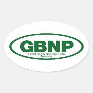 Great Basin National Park Oval Sticker