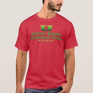 Great Basin National Park Retro Badge Arrowhead Gr T-Shirt