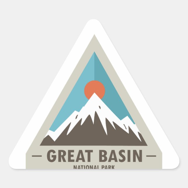 Great Basin National Park Triangle Sticker (Front)