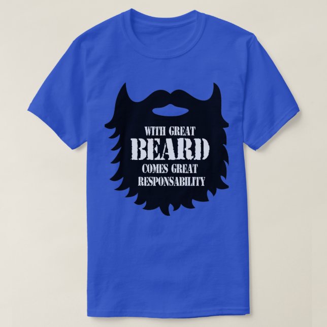 Great Beard Grande Responsabilité Classique TShirt (Design devant)