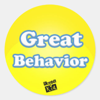 Great Behaviour (set of 20) Classic Round Sticker