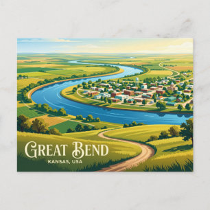 Great Bend, Kansas Kansas Postcard
