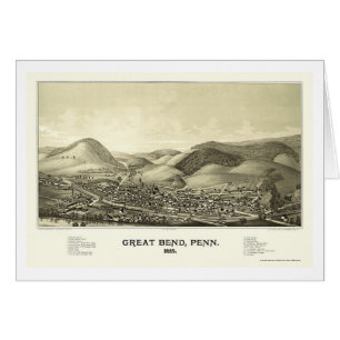 Great Bend, PA Panoramic Map - 1887