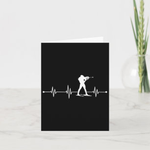 Great Biathlon Design Cross-country Skiing Card