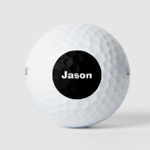 Great Black and White Golf Balls