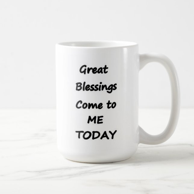 Great Blessings Venez à moi Aujourd'hui tasse de c (Droite)