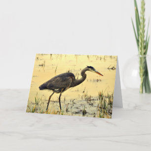 Great Blue Greeting Card