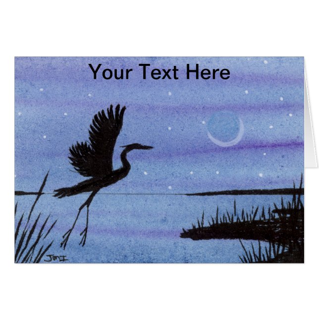 Great Blue Heron (Front Horizontal)