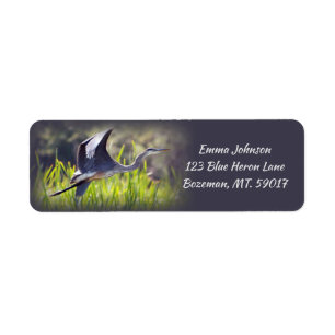 Great Blue Heron Adresse de retour