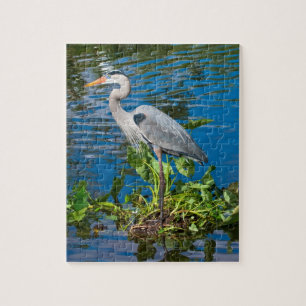 Great Blue Heron at the Pond Puzzle