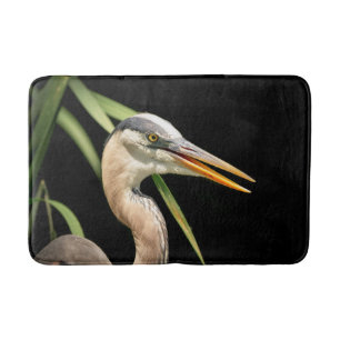 Great Blue Heron Bath Mat