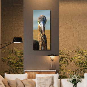 Great Blue Heron - Beach Bird - Paradise - Photo Canvas Print