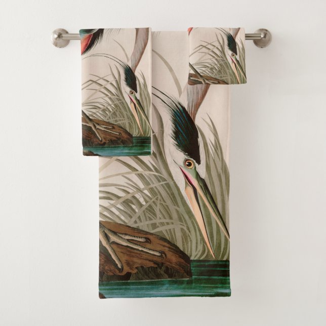 Great Blue Heron Birds of America Audubon Imprimer (En situation)