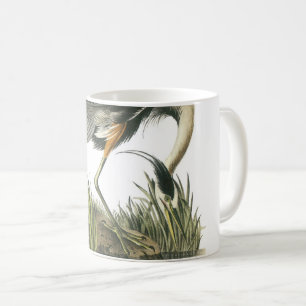 Great Blue Heron by Audubon Coffee Mug