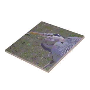 Great Blue Heron Challenge Tile