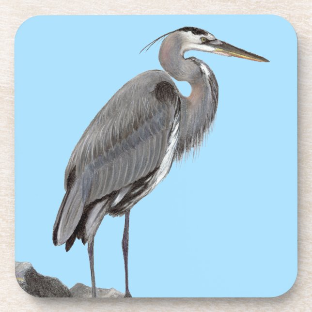 Great Blue Heron Coaster (Front)