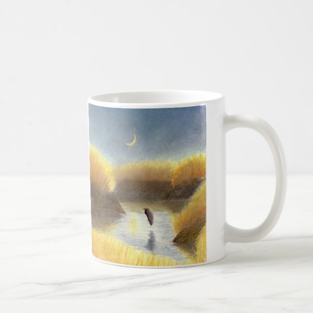Great Blue Heron Coffee Mug (Right)