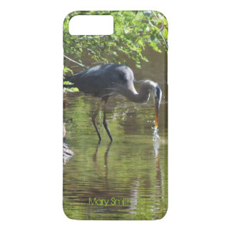 Great Blue Heron Drinking iPhone 7 Plus case