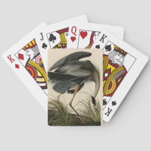 Great Blue Heron from Audubon's Birds of America Playing Cards