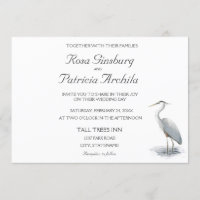 Great Blue Heron Invitation