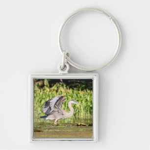 Great Blue Heron Keychain