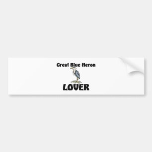 Great Blue Heron Lover Bumper Sticker