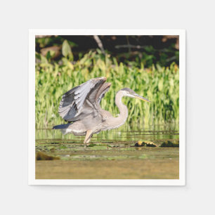 Great Blue Heron Napkin