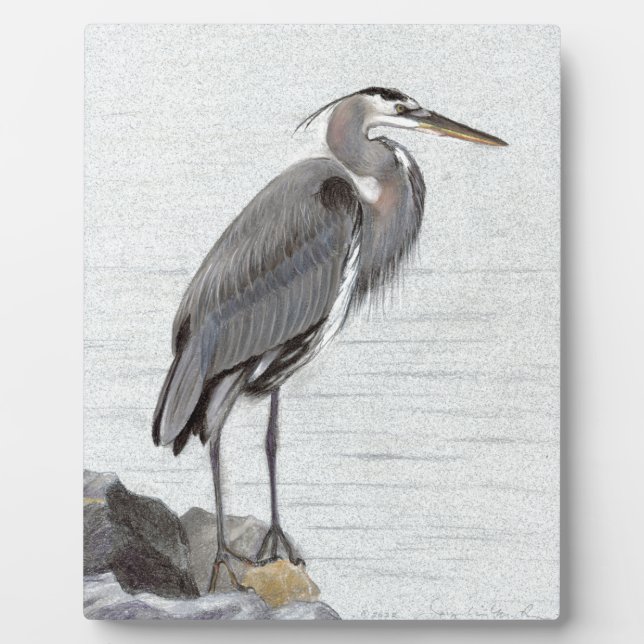 Great Blue Heron Plaque (Front)