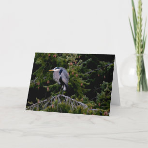 Great Blue Heron Rest Thank You Card