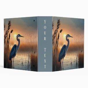 Great Blue Heron Sunrise Binder