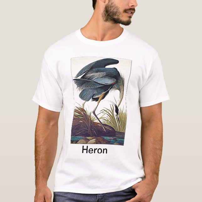 Great Blue Heron T-Shirt (Front)