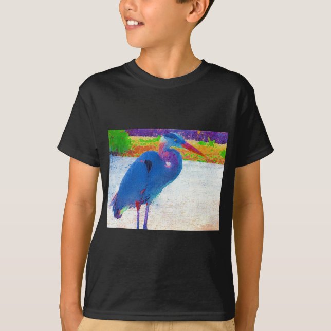 Great Blue Heron T-Shirt (Front)