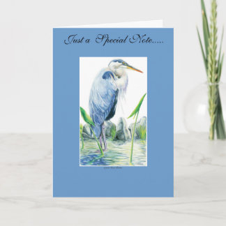 Great Blue Heron Thank You Card