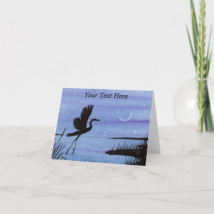 Great Blue Heron Thank You Card