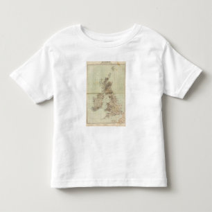 Great Britain Atlas Map Toddler T-shirt
