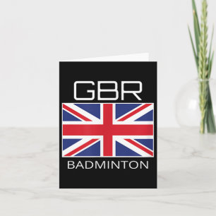Great Britain Badminton Team British Athlete Gbr F Card