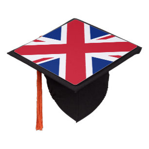 Great Britain & British Flag, Students /University Graduation Cap Topper