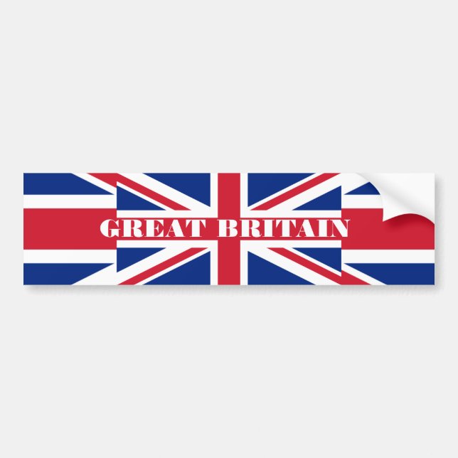 Great Britain Bumper Sticker (Front)