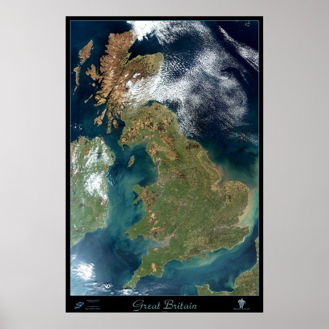 Great Britain satellite poster (Front)