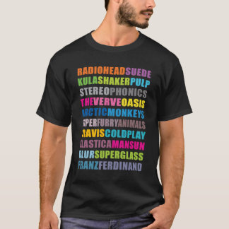 GREAT BRITPOP BAND  T-Shirt