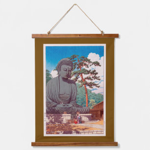 Great Buddha at Kamakura, Hasui Kawase Hanging Tapestry