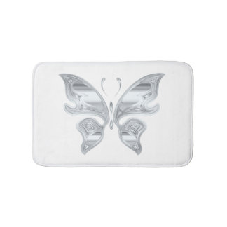 great butterfly design bath mat