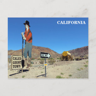 Great Calico Ghost Town Postcard! Postcard